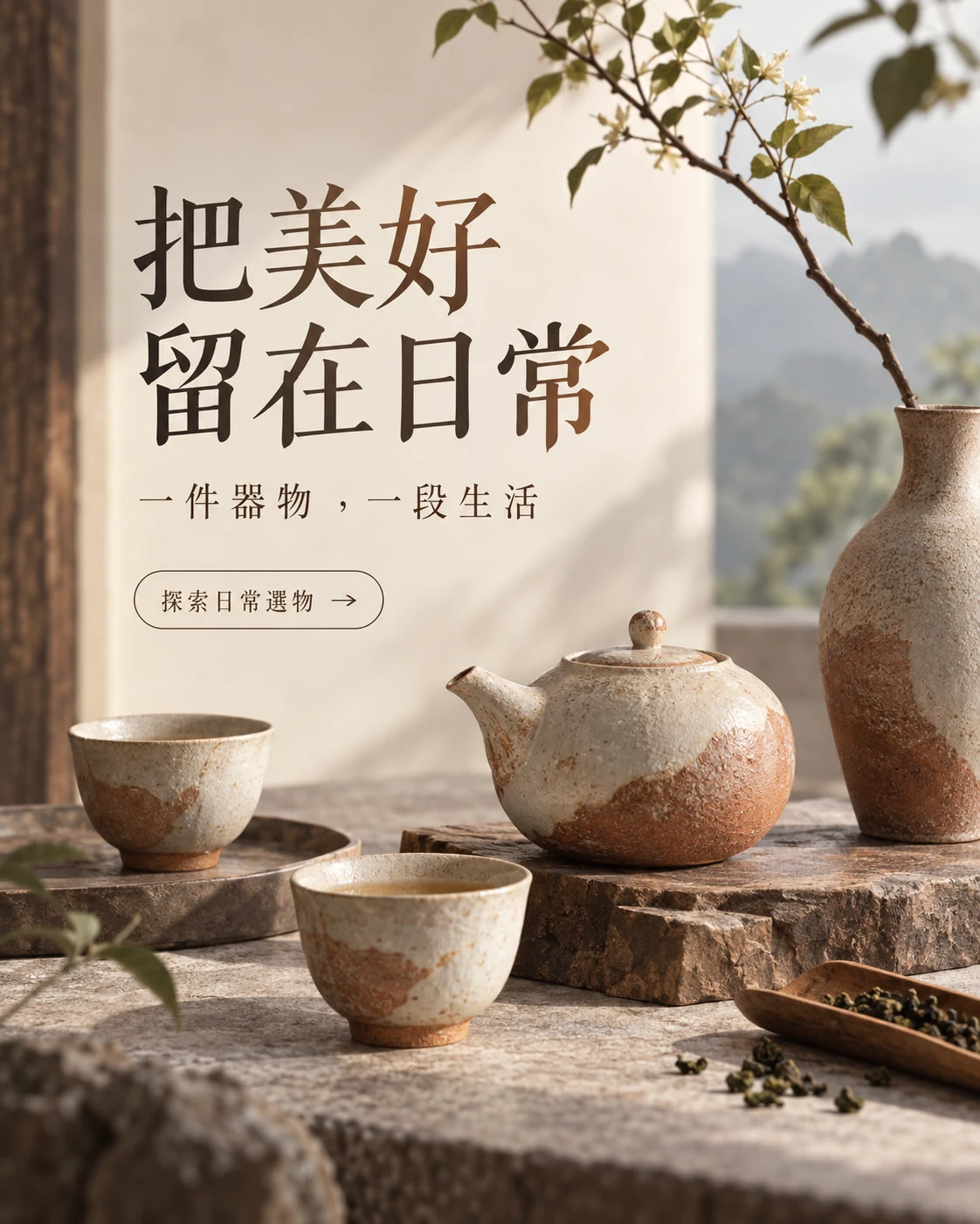 陶瓷 · 編輯設計 — 把美好留在日常 · 一件器物,一段生活 · 探索日常選物